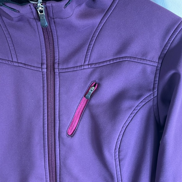 COLUMBIA WOMEN SOFTSHELL JACKET Size Medium - Picture 4 of 10